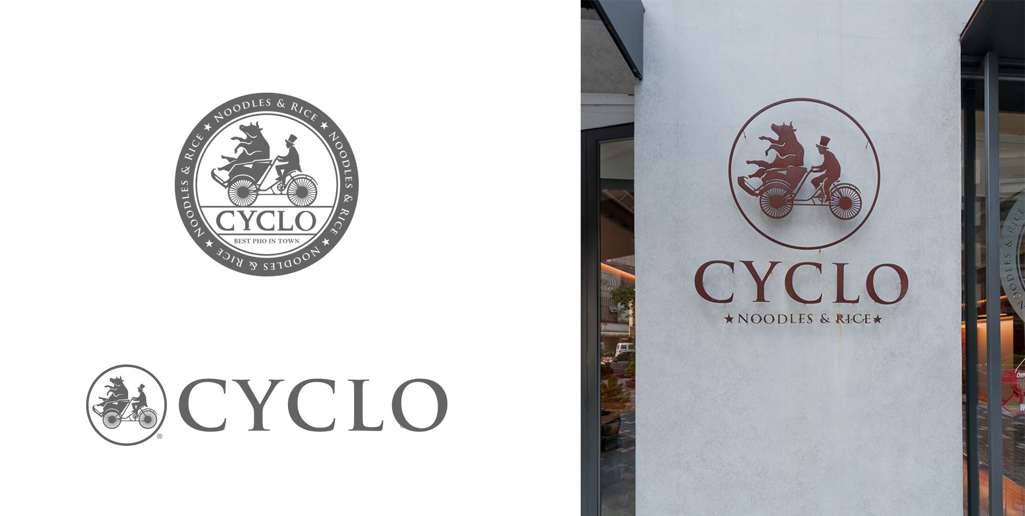 CYCLO洛城牛肉粉logo設計